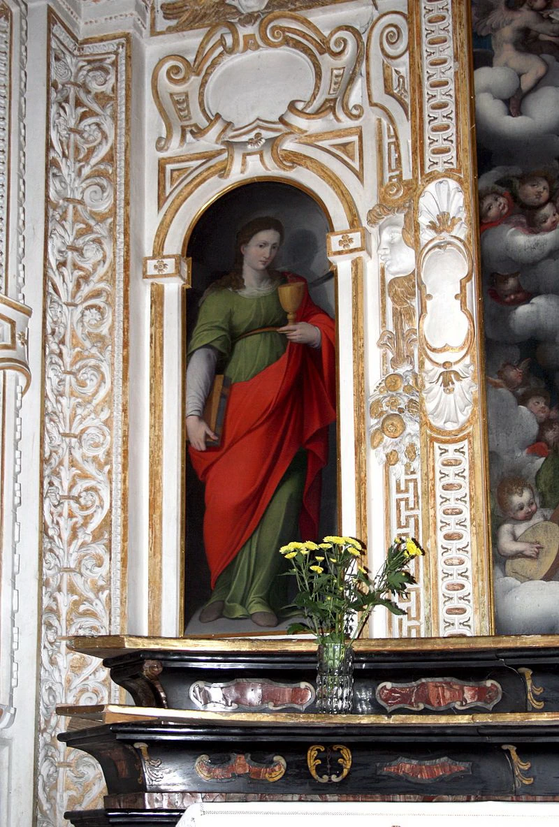 Santa - Cappella della Madonna delle Grazie, nella chiesa della Madonna di Campagna (Verbania)